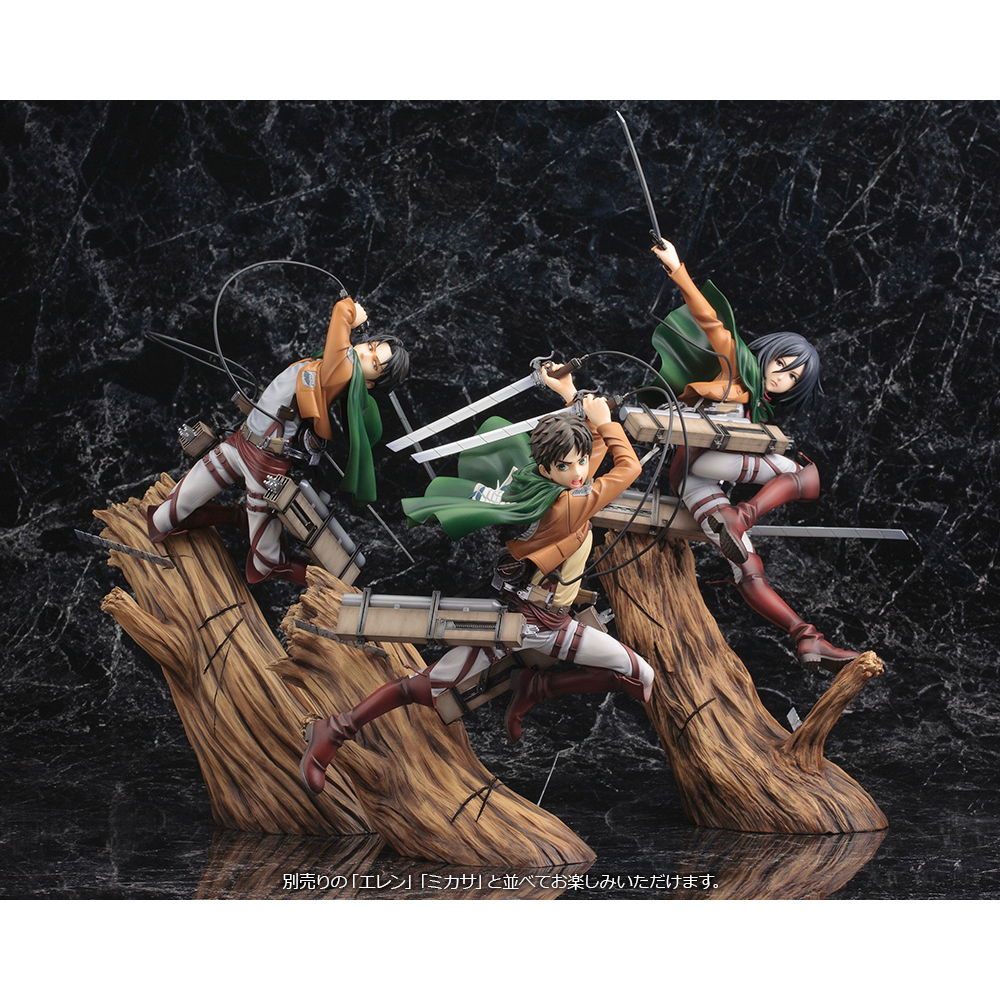 KOTOBUKIYA ARTFX J: Attack on Titan - Levi Renewal Package Ver. 1/7 Scale Figure (ONLINE ORDER ONLY)
