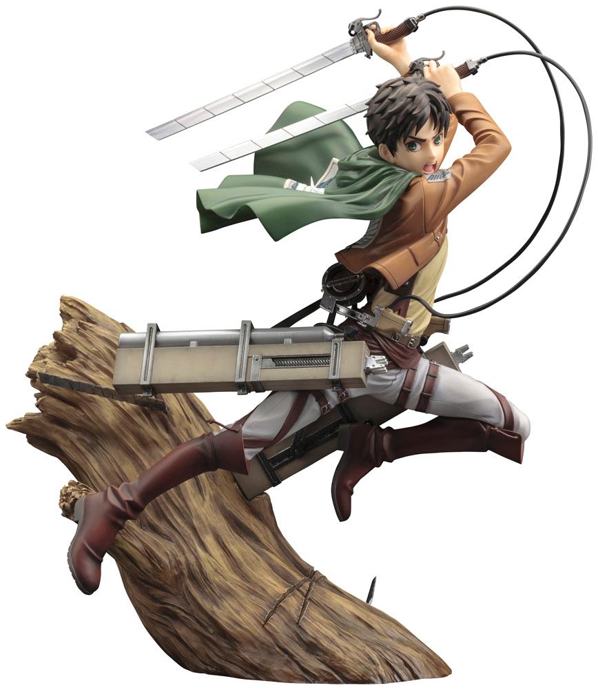 KOTOBUKIYA ARTFX J: Attack on Titan - Eren Yeager Renewal Package Ver. 1/7 Scale Figure (ONLINE ORDER ONLY)