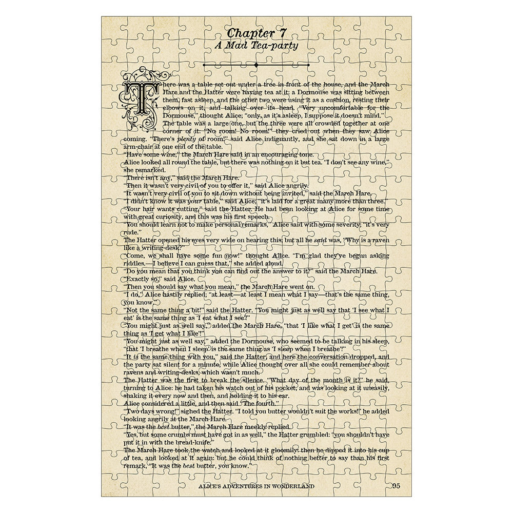 Double-Sided Puzzle: Alice in Wonderland (ONLINE ORDER ONLY)