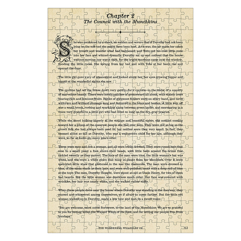 Double-Sided Puzzle: The Wonderful Wizard of Oz (ONLINE ORDER ONLY)