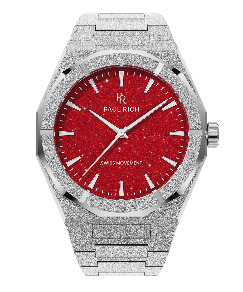 Frosted Star Dust II Silver Red (Online Only)