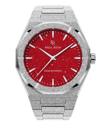 Frosted Star Dust II Silver Red (Online Only)