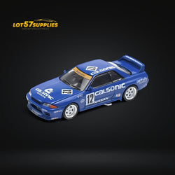 Pop Race Nissan Skyline GT-R R32 JTC 1990 Calsonic #12 1:64 (ONLINE ORDER ONLY)