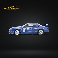 Pop Race Nissan Skyline GT-R R32 JTC 1990 Calsonic #12 1:64 (ONLINE ORDER ONLY)