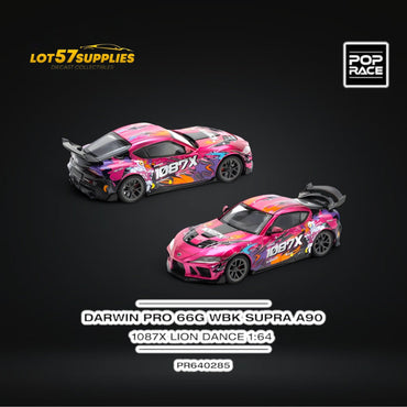 (Pre-Order) PopRace DARWIN PRO 66G WBK SUPRA (A90) - 1087X LION DANCE (ONLINE ORDER ONLY)