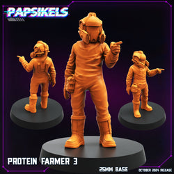 3D Printed Papsikels Protein Farmer Set October 2024 Cyberpunk 28mm 32mm (Online Only)