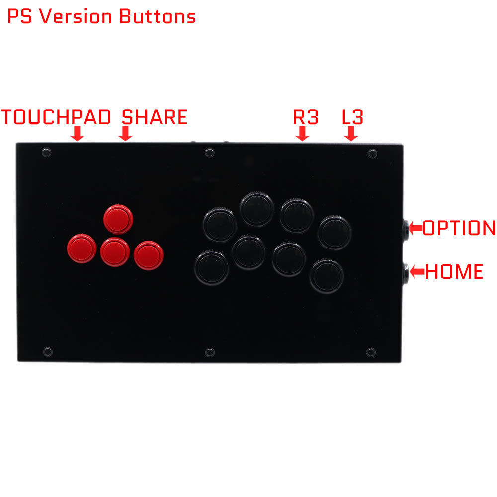 RAC-J800BB All-Button Leverless Arcade Controller for PC, PlayStation, Xbox & Switch (Online Only)