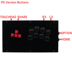 RAC-J800K Leverless Arcade Controller – Mechanical Keyboard All Button Fight Stick for PC/PS5/Xbox/Switch (Online Only)