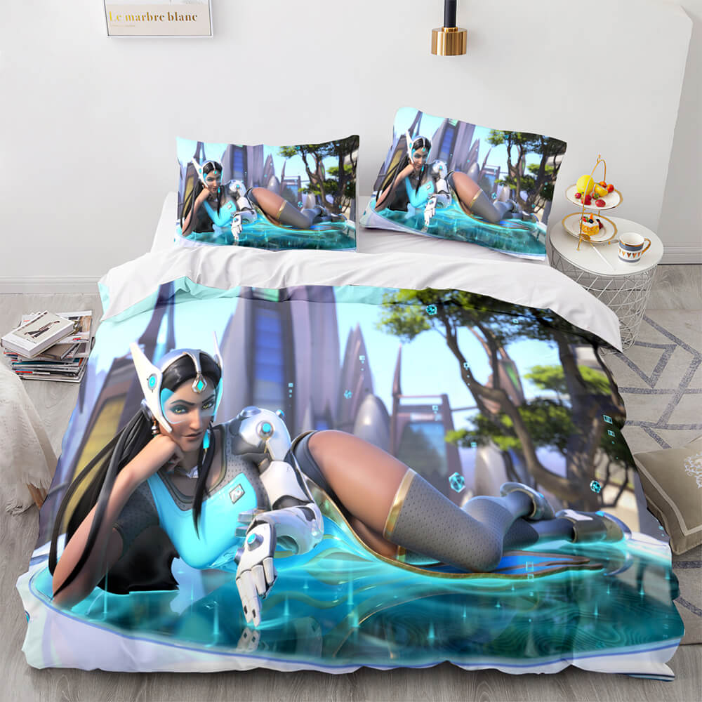 PS4 Overwatch Pattern Bedding Set Quilt Covers Room Decoration (Online Order Only)