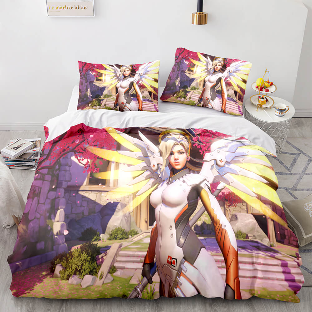 PS4 Overwatch Pattern Bedding Set Quilt Covers Room Decoration (Online Order Only)