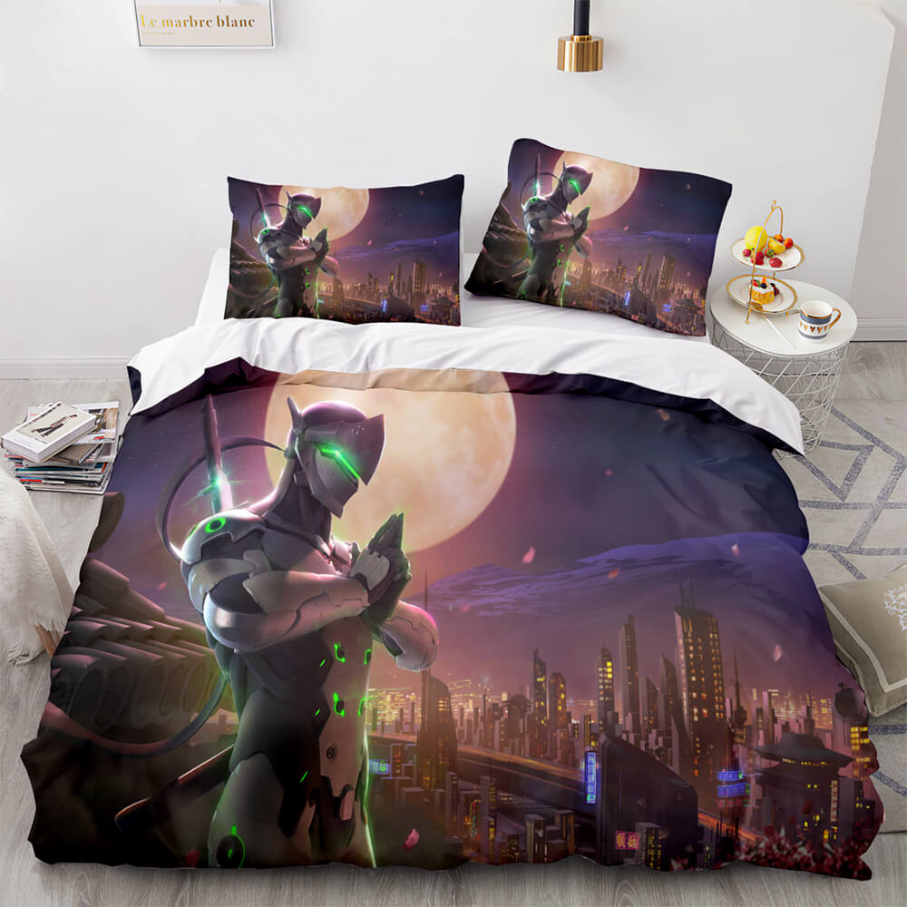 PS4 Overwatch Pattern Bedding Set Quilt Covers Room Decoration (Online Order Only)