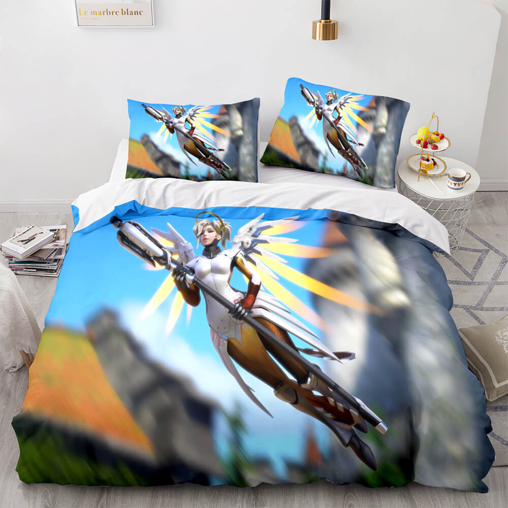 PS4 Overwatch Pattern Bedding Set Quilt Covers Room Decoration (Online Order Only)