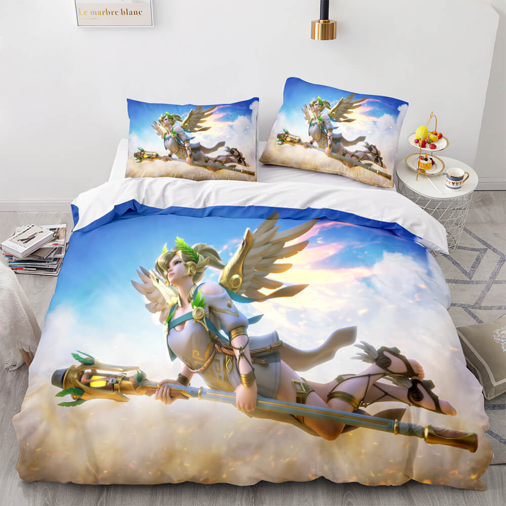 PS4 Overwatch Pattern Bedding Set Quilt Covers Room Decoration (Online Order Only)