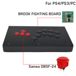 RAC-J802B All Button Leverless Arcade Game Controller for PC/PS/XBOX/SWITCH (Online Only)