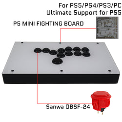 RAC-J800B All Buttons Arcade Joystick Fight Stick For PS4/PS3/Xbox/PC White/Black (Online Only)