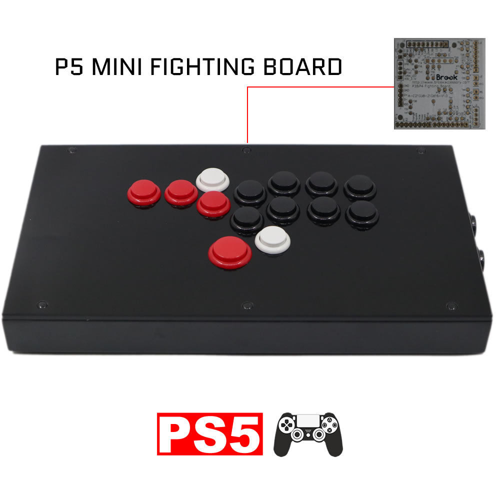 RAC-J803B All Button Leverless Arcade Game Controller for PC/PS/XBOX/SWITCH (Online Only)