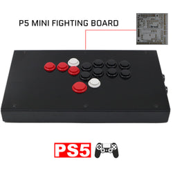 RAC-J803B All Button Leverless Arcade Game Controller for PC/PS/XBOX/SWITCH (Online Only)