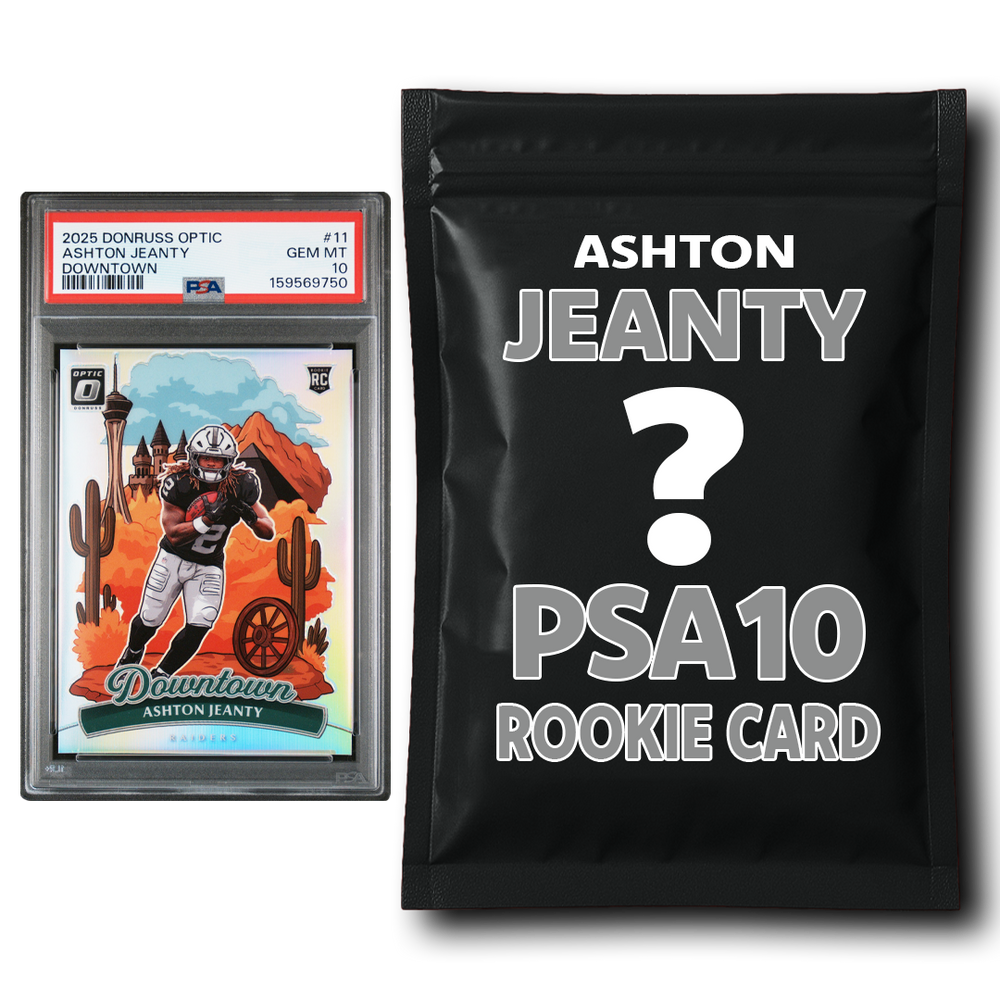 Ashton Jeanty PSA 10 Graded Football Rookie Card Mystery Pack