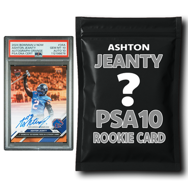 Ashton Jeanty PSA 10 Graded Football Rookie Card Mystery Pack (ONLINE ORDER ONLY)