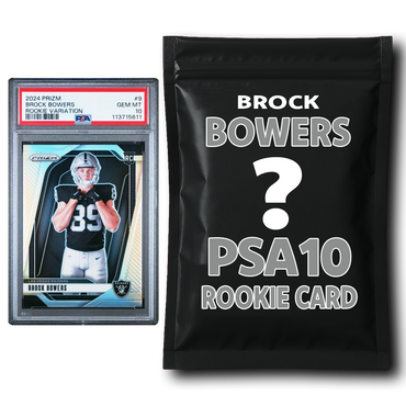 Brock Bowers PSA 10 Graded Football Rookie Card Mystery Pack (ONLINE ORDER ONLY)