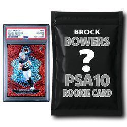 Brock Bowers PSA 10 Graded Football Rookie Card Mystery Pack