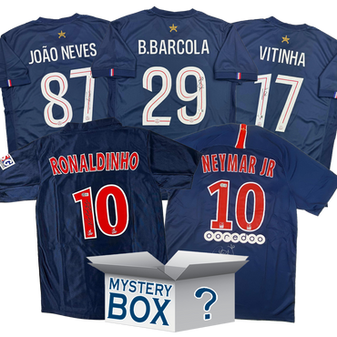 PSG Paris Saint-Germain F.C. Autographed/Signed Soccer Jersey Mystery Box with PSA JSA or Beckett COA (ONLINE ORDER ONLY)