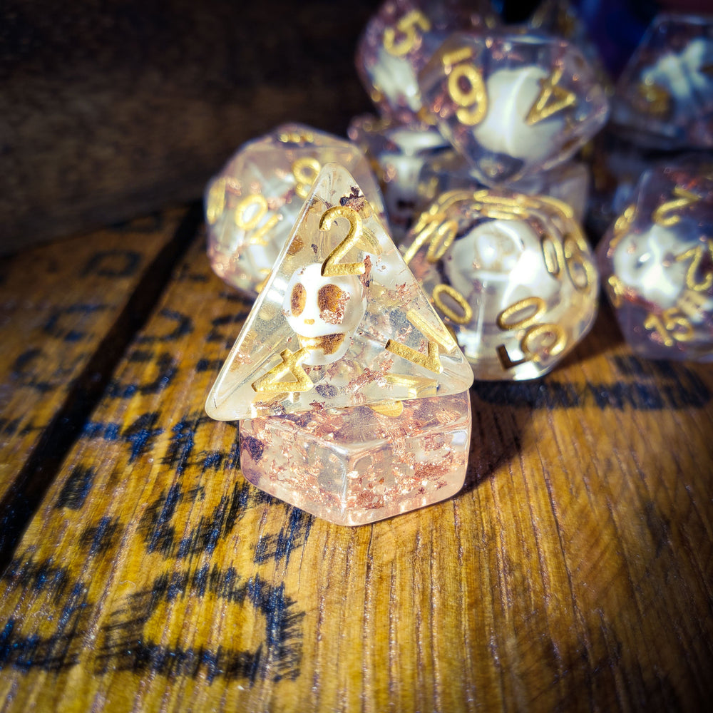 Swashbuckler - 14 Piece DnD Dice Set | Acrylic RPG Gaming Dice (ONLINE ORDER ONLY)