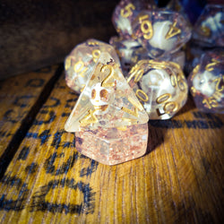 Swashbuckler - 14 Piece DnD Dice Set | Acrylic RPG Gaming Dice (ONLINE ORDER ONLY)