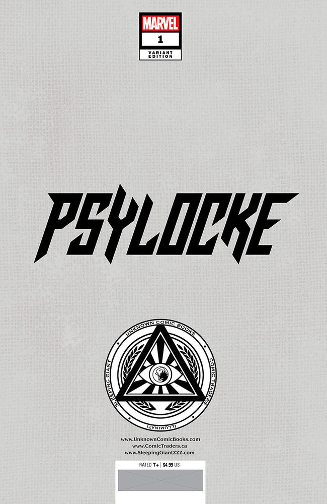 PSYLOCKE #1 UNKNOWN COMICS ALEXANDER LOZANO EXCLUSIVE VIRGIN VAR (11/13/2024) (Online Only)