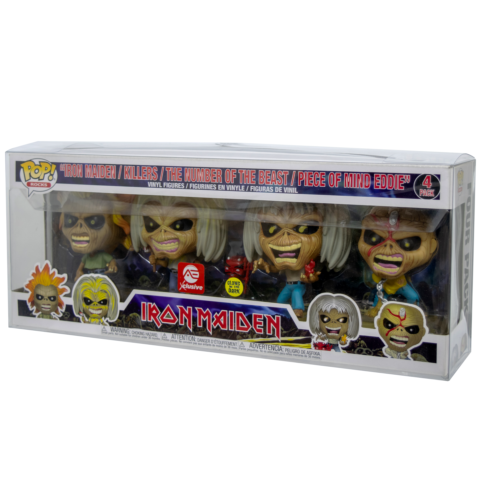 4-Pack Iron Maiden 2020 PopShield Protector (ONLINE ORDER ONLY)