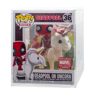 Deadpool on Unicorn/Kylo Tie Fighter PopShield WHOLESALE (ONLINE ORDER ONLY)