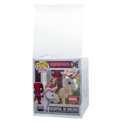 Deadpool on Unicorn/Kylo Tie Fighter PopShield WHOLESALE (ONLINE ORDER ONLY)