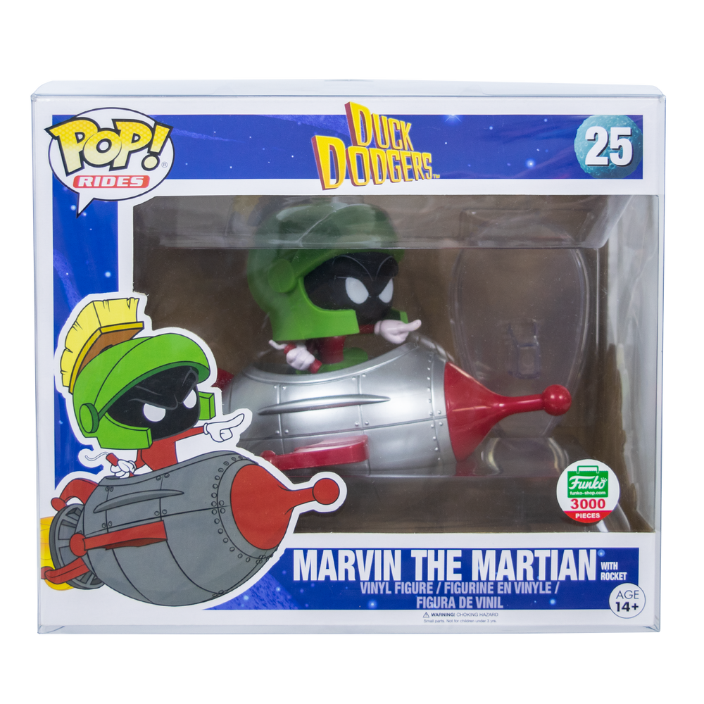 Rides Marvin the Martian with Rocket PopShield Protectors (Online Order Only)