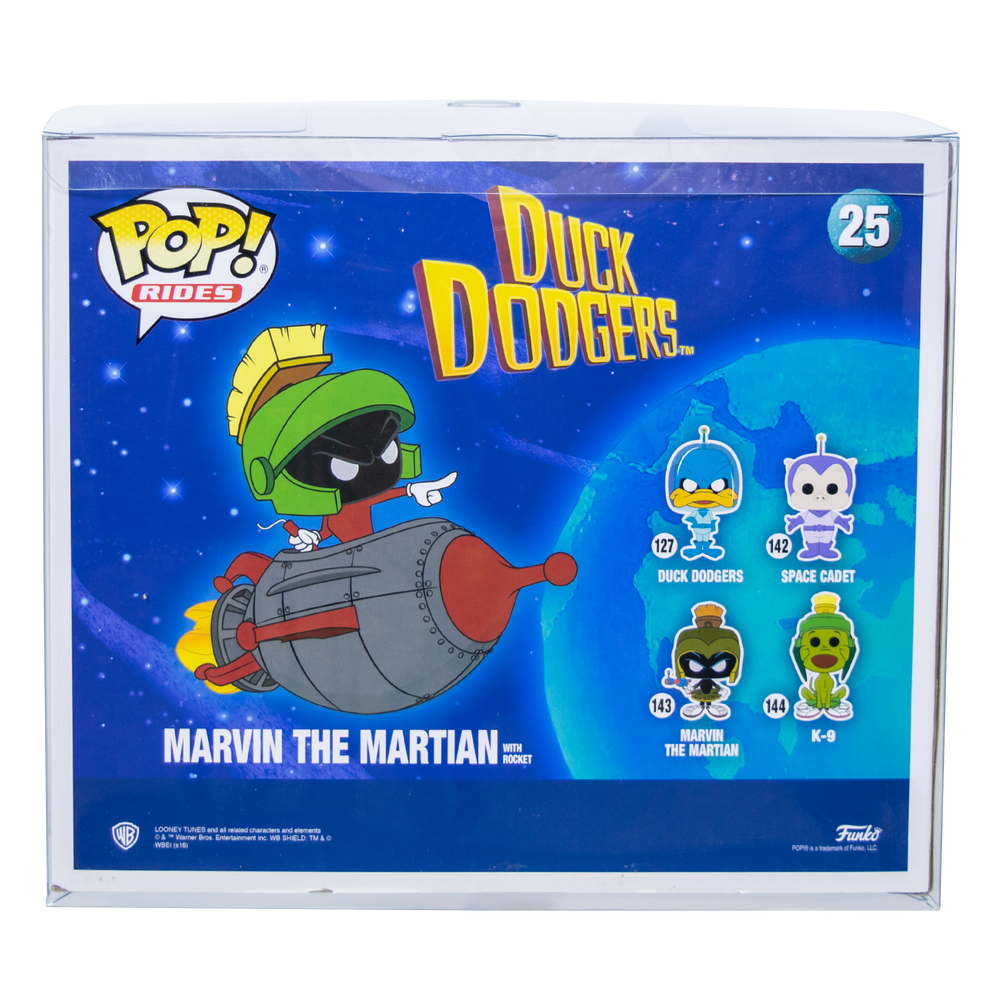 Rides Marvin the Martian with Rocket PopShield Protectors (Online Order Only)