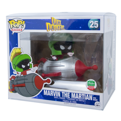 Rides Marvin the Martian with Rocket PopShield Protectors (Online Order Only)