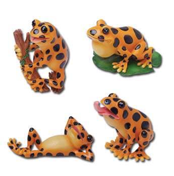PTG7641 Frogs Set of 4 Figurines Pacific Trading (ONLINE ORDER ONLY)
