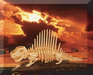 PUZ1116 Dimeterodon 3D Wooden Puzzle by Puzzled Inc (ONLINE ORDER ONLY)