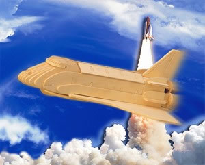 PUZ1230 Space Shuttle Small 3D Puzzle by Puzzled Inc (ONLINE ORDER ONLY)