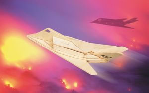 PUZ1231 F-117 Large 3D Puzzle by Puzzled Inc (ONLINE ORDER ONLY)