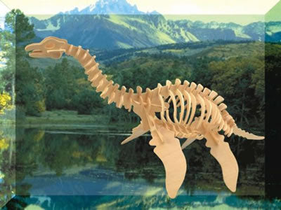 PUZ1248 Plesiosaurus 3D Wooden Puzzle Puzzled Inc (ONLINE ORDER ONLY)