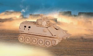PUZ1404 Infantry Chariot 3D Wooden Puzzle by Puzzled Inc (ONLINE ORDER ONLY)