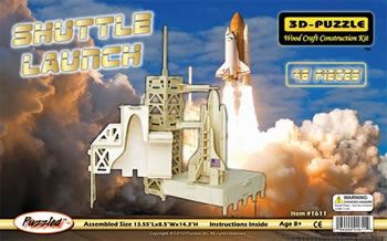 PUZ1611 Shuttle Launch 3D Puzzle by Puzzled Inc. (ONLINE ORDER ONLY)