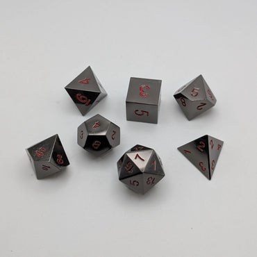 Ancient Passions - 7 Piece DnD Dice Set | Metal RPG Gaming Dice (ONLINE ORDER ONLY)