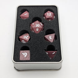 Briarwood Berry - 7 Piece DnD Dice Set | Wood RPG Gaming Dice (ONLINE ORDER ONLY)