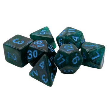Lake Bottom - 7 Piece DnD Dice Set | Acrylic RPG Gaming Dice (ONLINE ORDER ONLY)