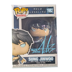 Solo Leveling Sung Jinwoo Signed Aleks Le Funko Pop! Vinyl Figure #1982 (ONLINE ORDER ONLY)