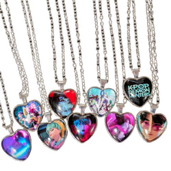 K-POP DEMON HUNTERS Heart Pendant Necklace – Character Art Collection (ONLINE ORDER ONLY)