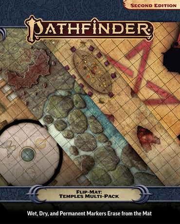 Pathfinder: Flip-Mat - Temples Multi-Pack (2E) (ONLINE ORDER ONLY)