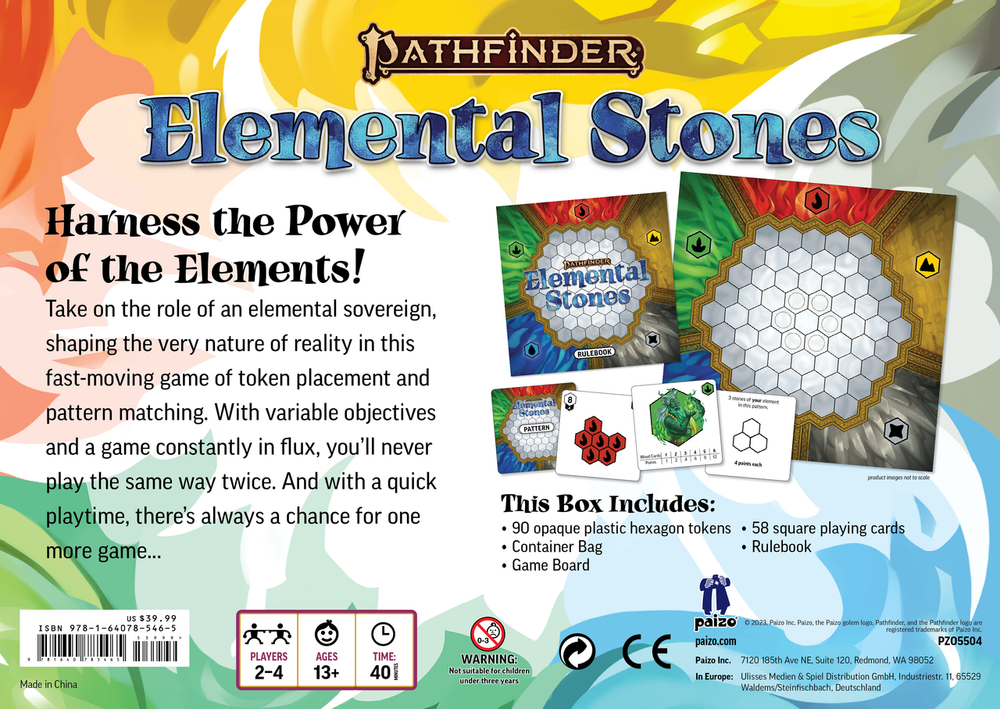 Pathfinder: Elemental Stones (ONLINE ORDER ONLY)