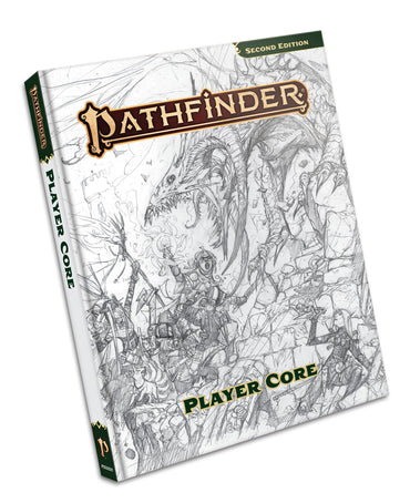Pathfinder - Player Core Sketch Cover 2e (Online Order Only)